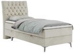 BOXBETT MILEN 90/200 Beige Velvet - H4 - Links Seite