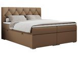 BOXBETT ALDA 120/200 Braun Kunstleder - H4