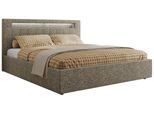POLSTERBETT GOLD 5 CLASSIC 160/200 - Grau Strukture - ohne Matratze