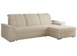 ECKSOFA MADRITO L - Beige Boucle - Rechts