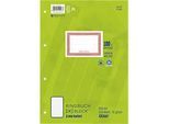 Ursus Ringbuchblock Green, DIN A4, kariert, 100 Blatt