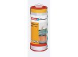 tesa Easy Cover Perfect+ L – 2‑in‑1 Folie mit Washi‑Malerband, 33 m × 1400 mm, Spender, rückstandsfrei