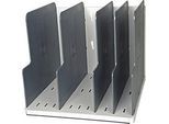 Exacompta Modulotop Sorter A4+ Office Lichtgrau, 5 Trennplatten flexibel, Etikettenhalter, Blauer Engel, 25 Jahre Garantie