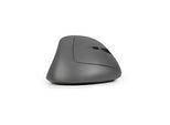 Bakker Elkhuizen Vertikalmaus MidWay, für Linkshänder, 7 Tasten und Scrollrad, bis 10 m, USB-C/Bluetooth, B 72 x T 103 x H 60 mm, dunkelgrau