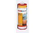 tesa Easy Cover Perfect+ XL – 2‑in‑1 Folie mit Washi‑Malerband, 17 m × 2600 mm, Spender, rückstandsfrei