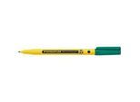 Staedtler Fineliner Noris, Rundspitze, Strichbreite 0,6 mm, Tinte auf Wasserbasis, Recycling-Kunststoff, Schreibfarbe grün, 1 Stück