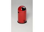 VAR Müllsackständer, 22 l, mit Fusspedal, rot, 5,4 kg, Metallgriff, Inneneimer Stahl