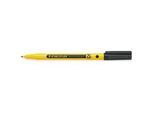 Staedtler Fineliner Noris, Rundspitze, Strichbreite 0,6 mm, Tinte auf Wasserbasis, Recycling-Kunststoff, Schreibfarbe schwarz, 1 Stück