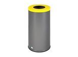 VAR Wertstoffsammelgerät WSG 70, 70 l, Aluminium-Griff, 8 kg, freistehend, gelb RAL 1023