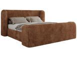 POLSTERBETT EMORA CLASSIC DUO 160/200 - Orange Cord - Pocket-Matratze