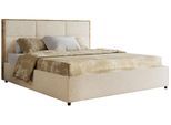 POLSTERBETT LERIO CLASSIC 140/200 - Creme Strukture - Multipocket-Matratze