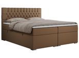 BOXBETT PERA 200/200 Braun Kunstleder - H3