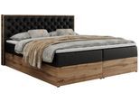 BOXBETT ALBERO 3 - 120/200 Schwarz Kunstleder - H3