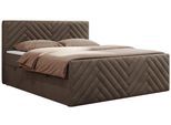 BOXBETT PARIS DUO 160/200 - Braun Velvet - H3