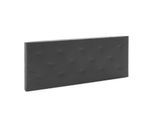 KOPFTEIL 150x60 cm Rombo Schwarz