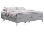 BOXBETT LESS 120/200 Hellgrau Struktur - H3