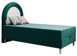 BOXBETT NEST 90/180 Dunkelgrün Velvet - H3