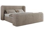 POLSTERBETT EMORA CLASSIC DUO 140/200 - Beige Strukture - Multipocket-Matratze