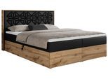 BOXBETT NESSI - 140/200 Schwarz Kunstleder - H3