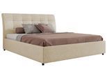 POLSTERBETT GALA CLASSIC 140/200 - Creme Strukture - ohne Matratze