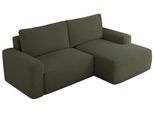 ECKSOFA BELLUNO L Grün Boucle - Rechts