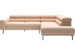 Ecksofa "Tossa, Modernes Design trifft smarte Funktione, Breite 273 cm", beige (rusty melange), B:276cm H:71cm T:219cm, 24% Polyester, 76% Polyacryl, SCHÖNER WOHNEN-KOLLEKTION, Sofas, Ecksofa, Motorischer Sitzvorzug, Kopfteil-Funktion & Saugroboter-Höhe