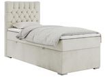 BOXBETT PERA 90/200 Beige Velvet - H4 - Links Seite