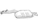 BOSAL Mittelschalldämpfer 175191 für Mercedes