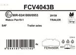 FERODO fcv4043b für DAF RENAULT TRUCKS