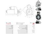 AS-PL Starter s0535 für Fiat Chrysler Suzuki PININFARINA