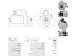 AS-PL Starter s2042 für NISSAN