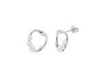 Paar Ohrstecker TOM TAILOR "Schmuck Geschenk Silber 925", silberfarben, weiß, Ohrringe, Damen, 4mm, Perlen Silber 925 (Sterlingsilber), Perlen, Silber 925 (Sterlingsilber), mit Süßwasserzuchtperle