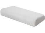 Nackenstützkissen BECO "Vario Soft", weiß, B:33cm H:11,5cm L:63cm, Bezug: 100% Polyester. Füllung: 100% Polyurethan, Kopfkissen, mit zwei unterschiedlichen Höhen und Härten