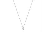 Kette mit Anhänger LIEBESKIND BERLIN "Schmuck Geschenk Edelstahl Halskette The Mini Drop Tropfen", silber (silberfarben), Halsketten, Damen, Edelstahl, L: 45 B: 2mm, B:2mm