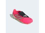 Fußballschuh ADIDAS PERFORMANCE "PREDATOR LEAGUE FT FG", Damen, Gr. 43, solar turbo, thermal chrome, core schwarz, Synthetik, Textil, Schuhe Fußballschuh, Außensohle für Rasen und feste Böden