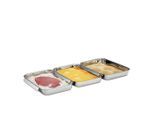 Küchenprofi Panierset, Edelstahl, Metall, 3-teilig, 15x3x22 cm, Kochen, Küchenhelfer, Küchenhelfer Sets