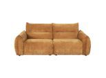 Mid.you 2-Sitzer-Sofa, Gold, Kunststoff, 216x89x92 cm, Wohnzimmer, Sofas & Couches, Sofas, 2-Sitzer Sofas