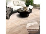 Teppich VILLEROY & BOCH "Leon", beige (creme), B:120cm H:15mm L:170cm, Polyester, Teppiche, Teppich, Langflor, Shaggy, uni, flauschig weich, glänzend, Kaninchenfell Haptik