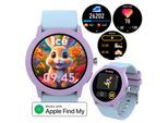 Smartwatch ICE-WATCH, blau, lila, blau, Smartwatches, Kinder, Smartwatch, Armbanduhr, Kinderuhr, Silikonarmband, Bluetooth, digital