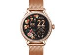 Smartwatch ICE-WATCH, roségoldfarben, roségoldfarben, Smartwatches, Damen, Smartwatch, Armbanduhr, Damenuhr, Edelstahlarmband, Bluetooth, digital