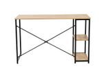 Möbelix , Schwarz, Eiche Artisan , Metall, Holzwerkstoff , rechteckig , 120x75x46 cm , Büromöbel, Schreibtische, Schreibtische