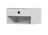 Mid.you , Grau , Holzwerkstoff , 1 Schublade(n) Schubladen , 34x20x30 cm , hängend ,