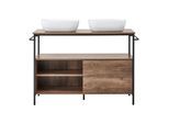 Badezimmer Dell Braun mit 2 Waschbecken