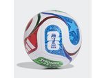 Fußball ADIDAS PERFORMANCE "WC TRN" Gr. 5, weiß, royal blau, solar blau, power rot, Bälle, 5, 0,4 g, WM, B:22,3cm H:17,3cm T:22cm