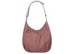 Shopper CLUTY, Damen, Gr. B/H/T: 31cm x 28cm x 7cm onesize, rosa (alt, rosa), Leder, leicht glänzend, unifarben, Taschen Shopper, echt Leder, Made in Italy
