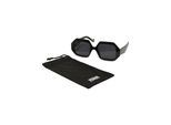 Sonnenbrille URBAN CLASSICS "Urban Classics Unisex Sunglasses San Rafael", Damen, schwarz, Sonnenbrillen Sonnenbrille