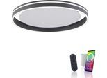 LED Deckenleuchte "Q-VITO", anthrazit, 1, Ø 59cm, 1 Stk., NEUHAUS Q SMART HOME LIGHTS, Leuchten, LED Deckenleuchte