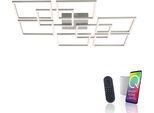 LED Deckenleuchte "Q-INIGO", stahlfarben, 8, 1 Stk., NEUHAUS Q SMART HOME LIGHTS, Leuchten, LED Deckenleuchte