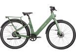 E-Bike VAUN "VAUN Sight Cityrad" Gr. 50, grün (grayish grün matt), Elektrofahrräder, 54cm, 28 Zoll (71,12cm), (mit integr. Akku), Elektrofahrrad für Alltag und Einkauf