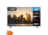 Smart Tech 43QH02V QLED Fernseher 43 Zoll Whale Smart TV - HDR TV mit 4K UHD, Bluetooth (2026)